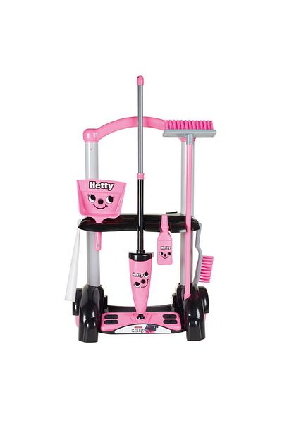 Casdon - Hetty cleaning trolley, for Kids (3+) - Pink
