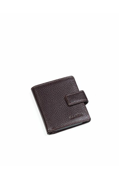 Aka Deri Brown Leather Card Holder Wallet - 018 4 Model