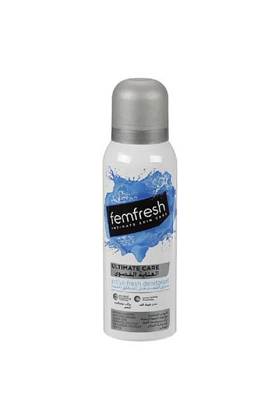 Femfresh INTIMATE DEO(SLVER)125ML ACTIVE FRESH