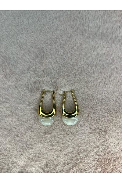 Glowy&Co. Lunar Glow Gold Color Tarnish Steel Earrings