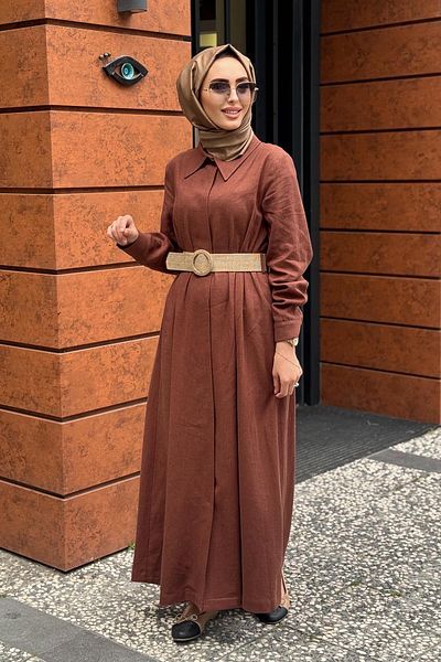 Kayra Top Coat Ka-B25-15007 Brown