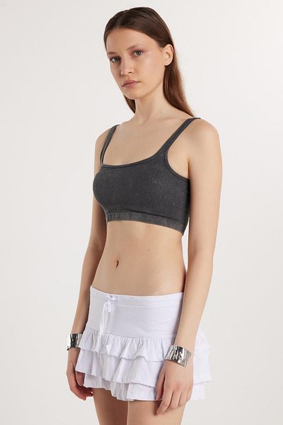 Tudors Women's Regular Fit 100% Cotton Plain White Skirt