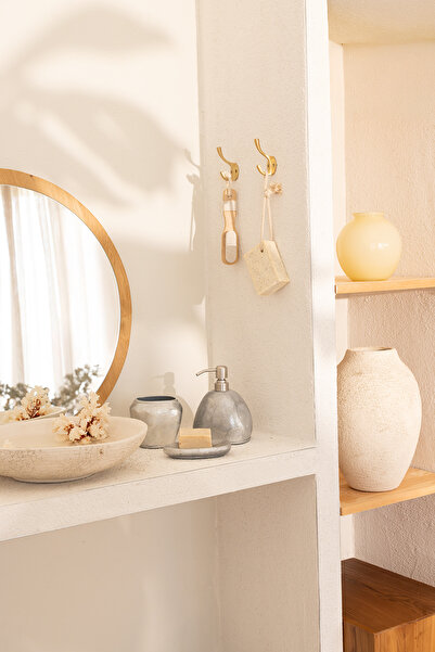 İrya Σετ αξεσουάρ μπάνιου 3 τεμαχίων Γκρι