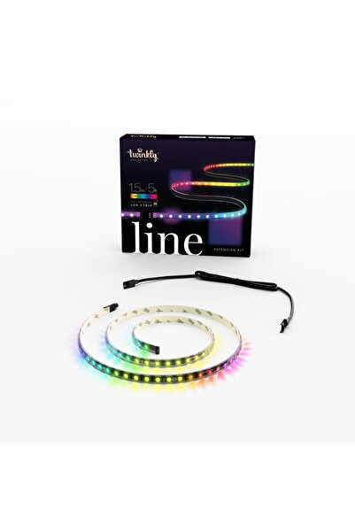 Twinkly Extensie Banda LED RGB inteligenta, Twinkly Line, Bluetooth, WI-FI, 15W, lumina rece, multicolor, 1,