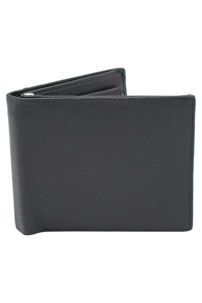 OEM Men's wallet, made of genuine leather, Hassion, 623, gray
