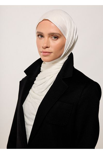 RABIAZ Rabia Z - Jersey White Shawl