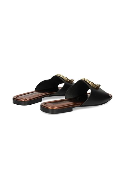 Just Cavalli Women's Jc Snake Logo Slippers - Black