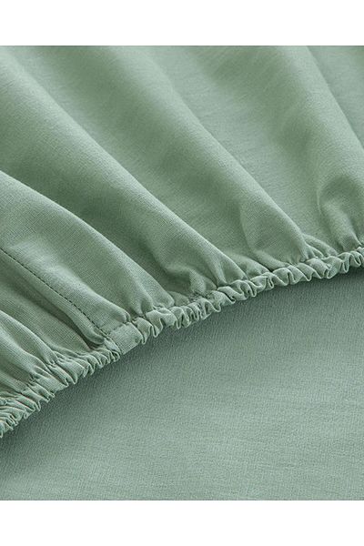 BEYAZTOPTAN Combed Elastic Single Person Bed Sheet (100 X 200)