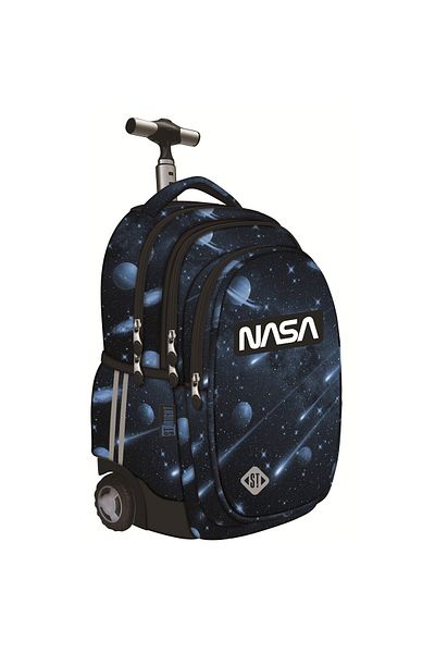 ST Right Ghiozdan Troler ST.Right, colectia NASA Planets, TB01, roti silicon, 44x32x25 cm