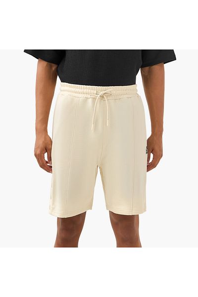 Starter Button Detail Shorts with Drawstring Closure and Pockets