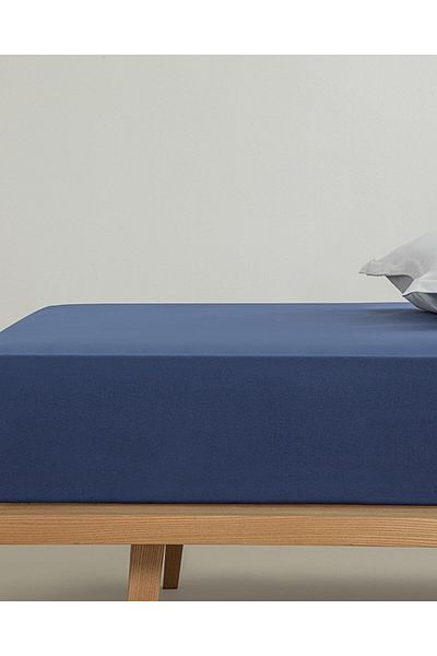 BEYAZTOPTAN Combed Elastic Single Person Bed Sheet (100 X 200)