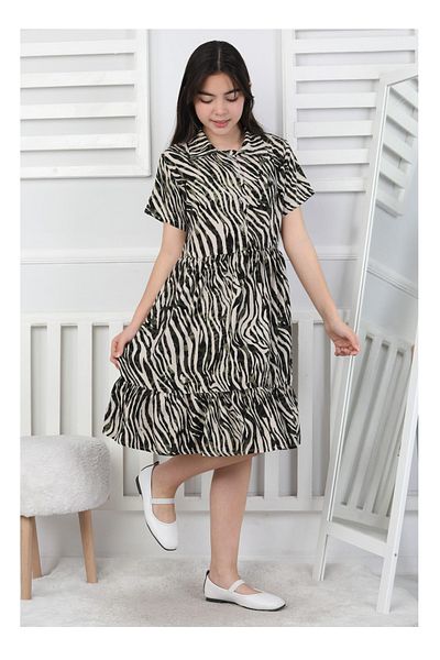 My Kids Wear Φόρεμα με κουμπιά για κορίτσια με σχέδια