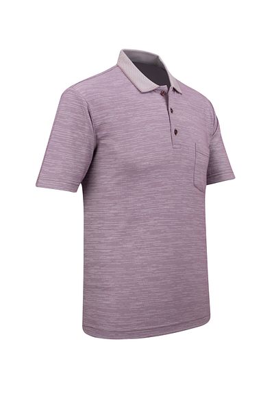 Çizgi Triko Ανδρικό μπλουζάκι Polo Neck Classic Fit με τσέπη - 5114