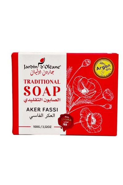 Jardin de oleane - Traditional Soap with Argan Oil and Akker Fassi, 100g