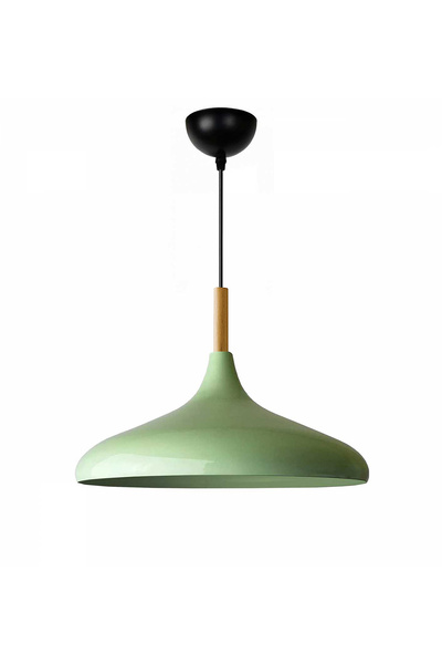 HOMİNG Homing Polo Metal Endüstriyel Cafe Sarkıt Mint Ahşap Detaylı 241974