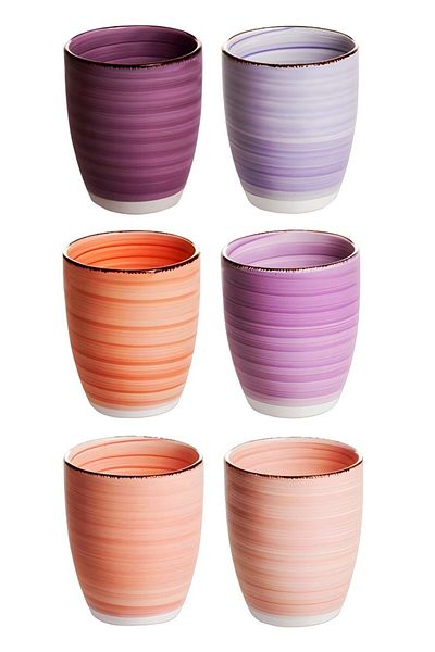 Tavola Set of 6 Cappuccino coffee cups 350 ml MYKONOS