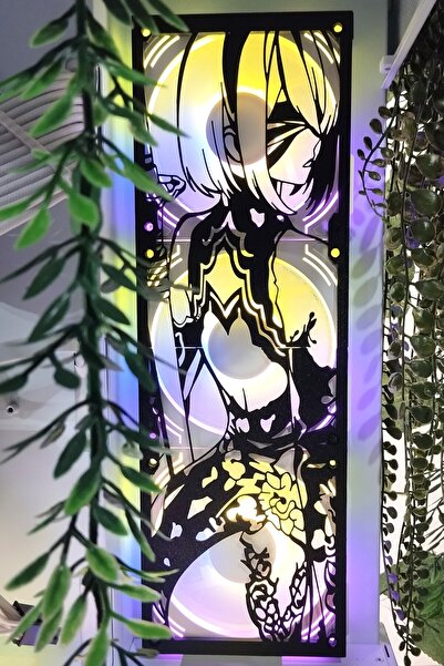Caseybox Nier Automata 2B 120x360 mm Uyumlu Oyun Pc Aksesuarı, Masaüstü Bilgi...