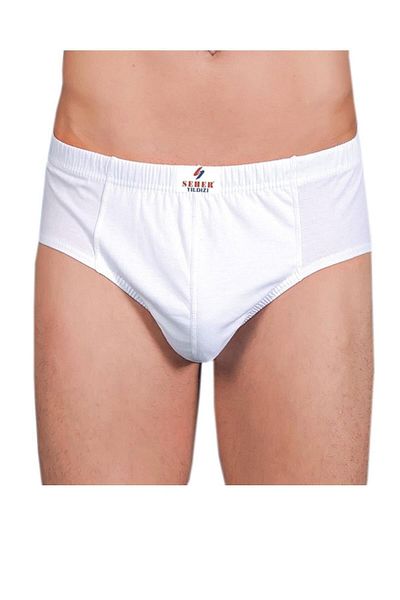 KEYAL Seher Seher Men's White Slip Panties New Season (1 Piece Economical)