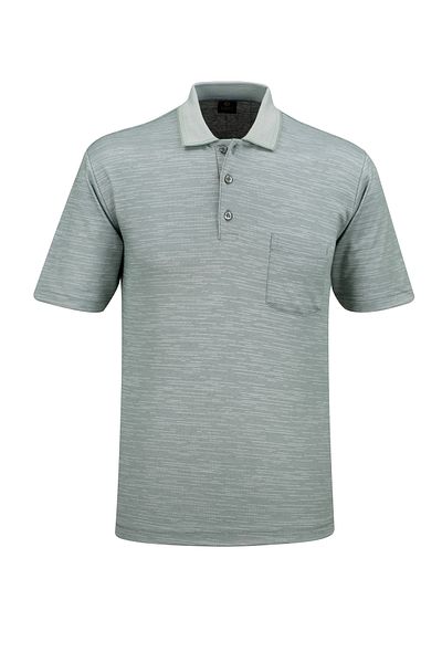 Çizgi Triko Ανδρικό μπλουζάκι Polo Neck Classic Fit με τσέπη - 5114