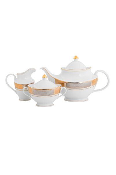HIC Richvine 24-Piece Porcelain Tea Set for 6 People