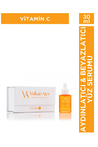 Volkan Ates Natural & Beauty Aydınlatıcı & Beyazlatıcı Yüz Serumu Vitamin C C...