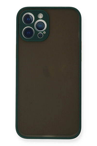 NewFace حافظة آيفون 12 برو غطاء سيليكون مونتريال - أخضر SPTGL