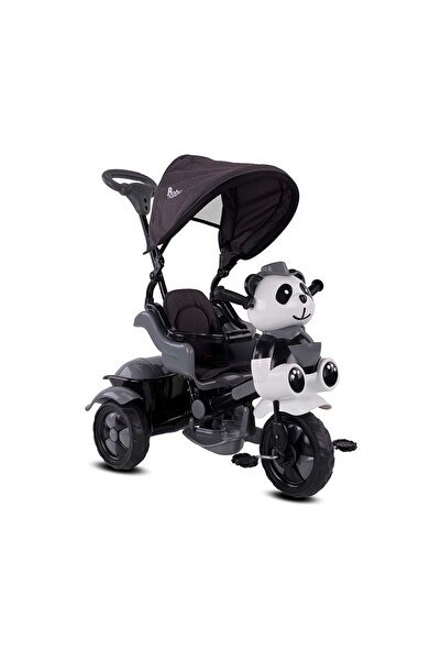 BabyHope 0127 Little Panda Ebeveyn Kontrollü Tenteli Müzikli Tricycle Üç Teke...