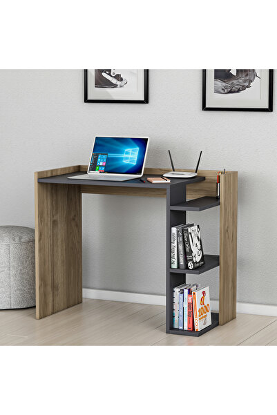 lagomood RUBY Çalışma Masası Antrasit Ceviz