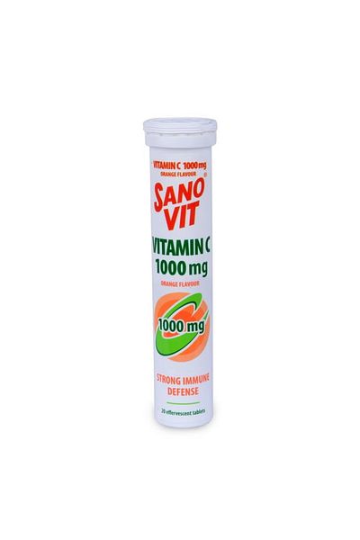SANOVİT Sanovit Vitamin C 1000mg Orange Effervescent Tablets (20s)