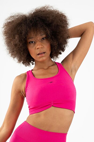 MARATON حمالة صدر نسائية من SlimFit ذات ياقة رياضية باللون الفوشيا