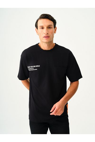 Loft Ανδρικό μπλουζάκι Oversize - Μανίκια