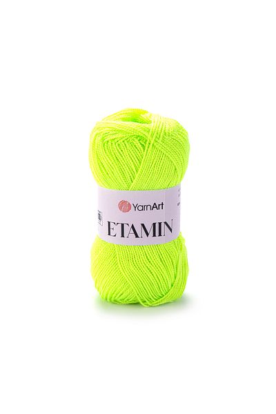 Yarnart Etamın - Κέντημα και Πλεκτό Χέρι Σπάγκο Highlighter Green-459