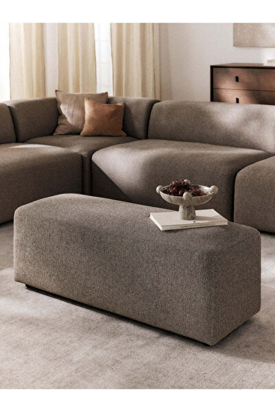 S Home Design Concept Molly Puf Modül Keten 50x105