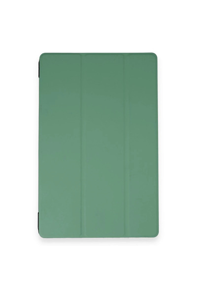 NewFace حافظة ذكية للكمبيوتر اللوحي Samsung Galaxy T970 Tab S7 Plus 12.4 - أخضر داكن SPTGL
