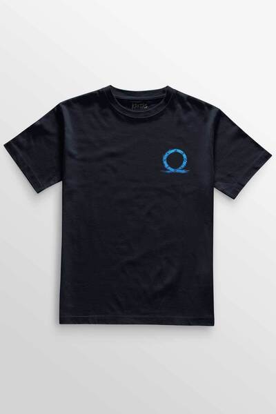Kretas Unisex tamnoplava T-shirt God of War Ragnarok igračka minimalna prednj...