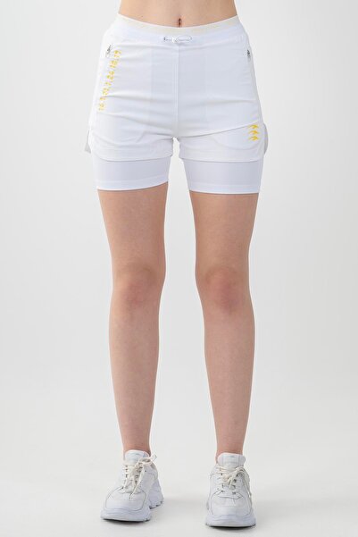 MARATON Regular Kadın Beyaz Şort