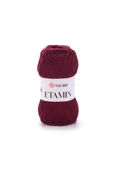 Yarnart Etamın - Ață pentru broderie și tricotat manual Claret Red-435