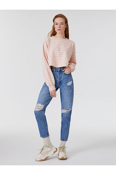 Loft Mom Regular Fit Women's Trousers