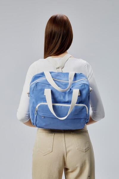 Çınar Bez Çanta Nora Bag Mavi