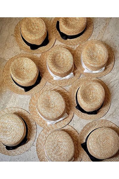 LAGRANZE Venice Gondola Straw Hat