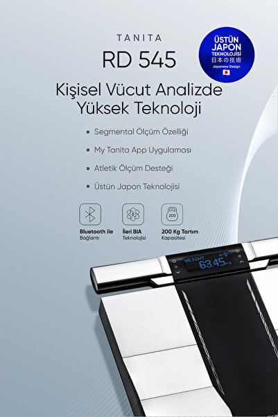 Tanita Rd 545 Innerscan Pro Akıllı Dijital Tartı | Segmental Vücut Analiz Tartısı
