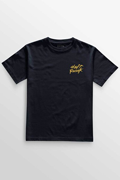 Kretas Unisex tamnoplava T-shirt Daft Punk muzika Get Lucky muzika minimalna ...