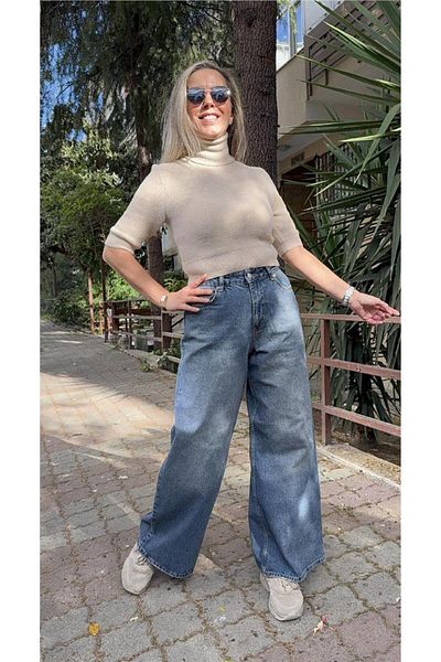 Dilvin Tint Wash Wide Leg Pants