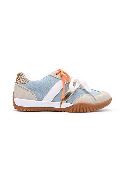 Tmall Pantofi Sport De Dama,Din Piele Ecologica intoarsa,D1411,Denim Albastru