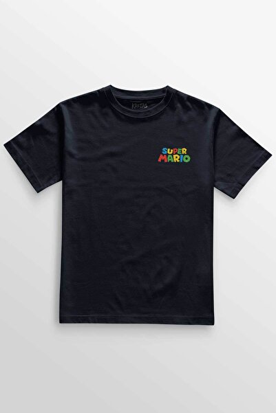 Kretas Mornarsko plava majica Super Mario Party Star Rush Štampano Unisex T-s...