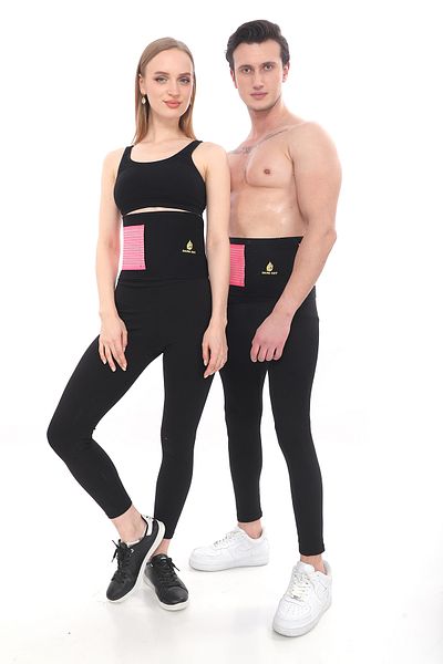 REYNEV Sauna Effect Thermal Waist Belt Corset |   Unisex Sweat Aid Waist Support Neoprene Waist Belt