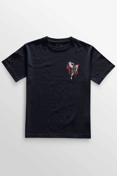 Kretas Unisex tamnoplava T-shirt Muay Thai borba, umetnost borbe, minimalna p...