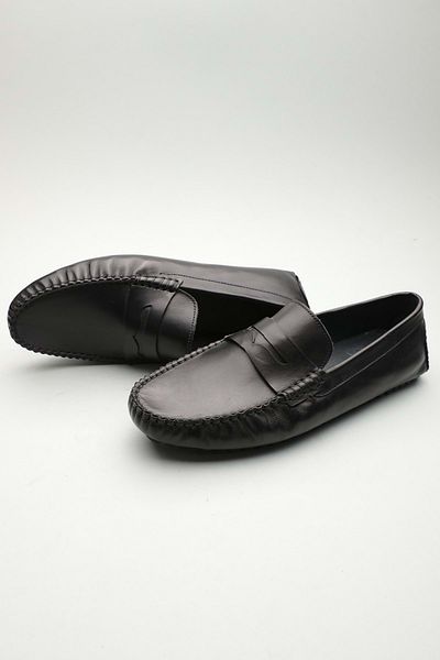 Gondol Loafer clasic pentru bărbați din piele naturală negru 41 ttx. 601113