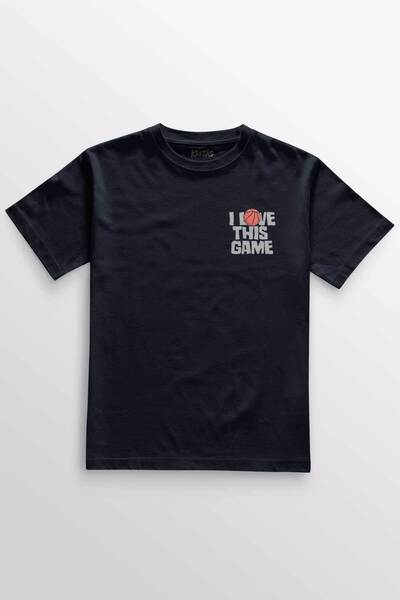 Kretas Unisex tamnoplava T-shirt Košarka Volim ovu igru Košarkaški sportovi