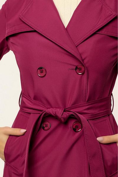 Jamila Medium Size Women's Lined Trench Coat